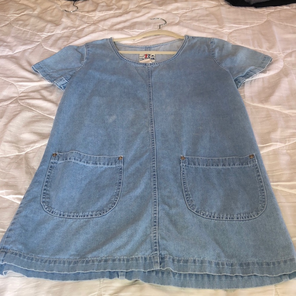 Soft Chambray dress w pockets